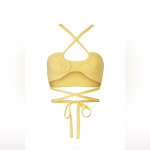 For Love and Lemons Jourdin Tie Crop Top